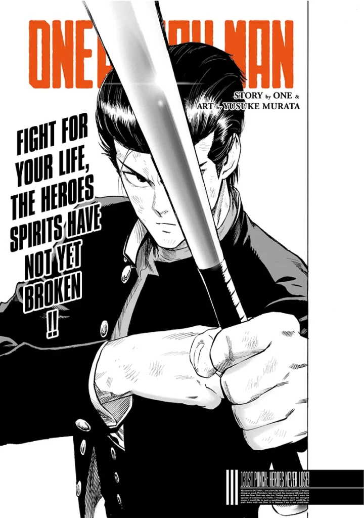 One Punch Man Chapter 131 | Read Full Online Manga 1 one punch man ch131 page01